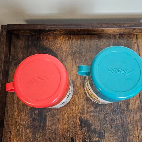 Vintage 1993 Disney’s 101 Dalmatians Aladdin Thermos +The Lion King Thermos Vint - Picture 2 of 6